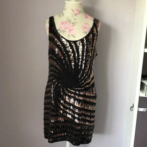 Haute Hippie Dress black embellished size M